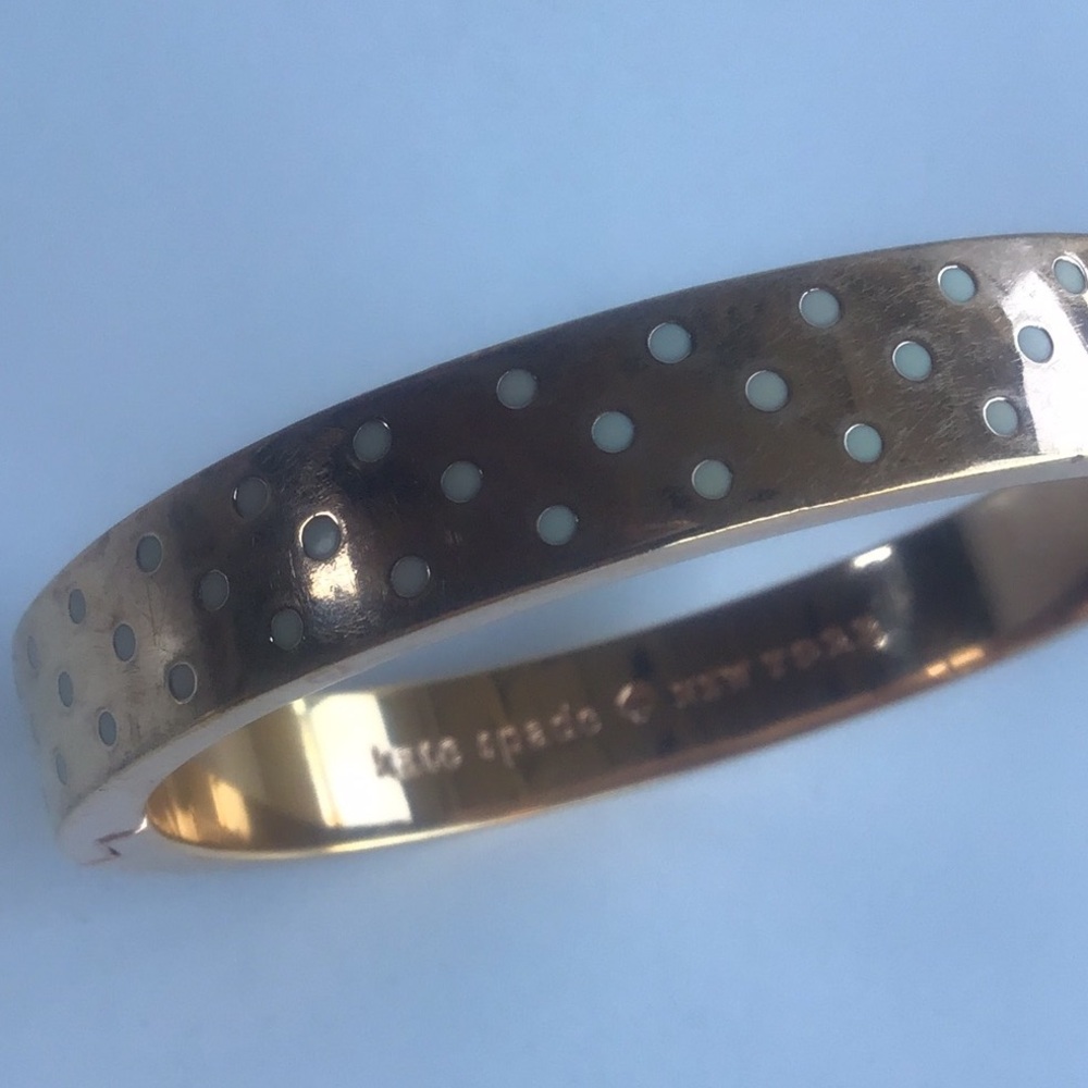Kate Spade New York gold Gold Polka Dot Bangle bracelet - Picture 14 of 16